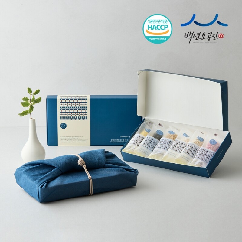 사임당에프앤비,강릉은정한과 은정답례 3호세트 (유과 답례품 단체선물 회사 결혼식 돌 환갑 하객 설날 명절)