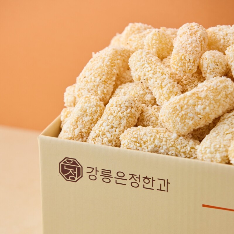 사임당에프앤비,강릉은정한과 (강정)못난이한과 1.25kg(250gX5봉) (대용량 간식 유과 명절 설날 추석선물)