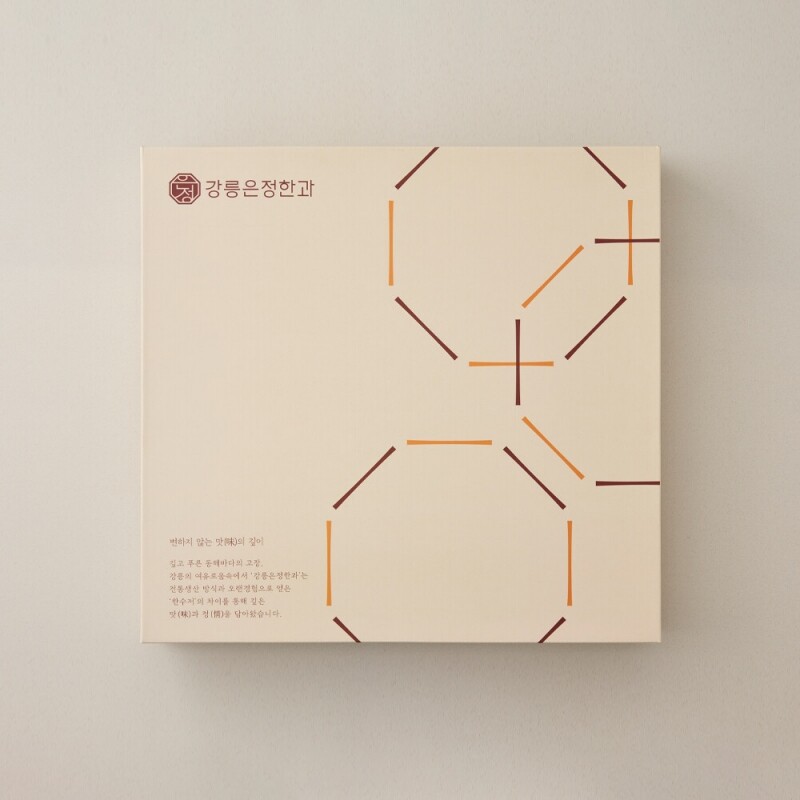 사임당에프앤비,강릉은정한과 연화담 1단 선물세트+보자기 (전통 유과 수제 한과 답례품 명절 설날 추석선물)